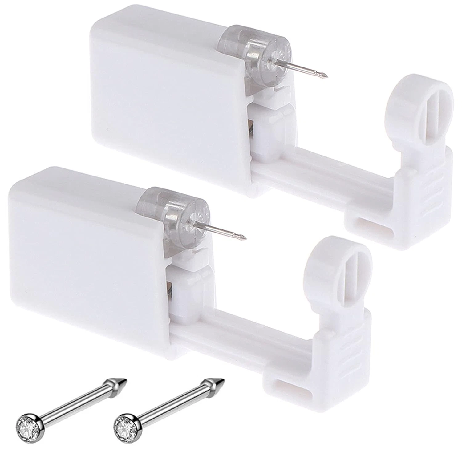 Nose Piercing Gun -  2 Pack Nose Piercing Kit Disposable Self Nose Piercing Gun image 8