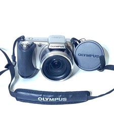 OLYMPUS SP-600UZ DIGITAL CAMERA 12MPIXEL 15X ZOOM 5.0-75mm Tested Working Good