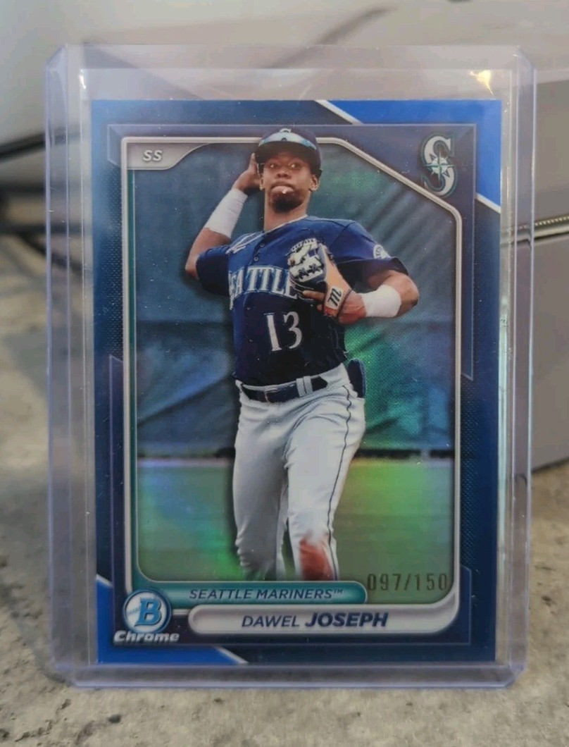 2024 Bowman Chrome - Prospects Dawel Joseph #BCP-176 Blue Refractor /150 (RC)