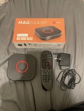 MAG Box 524w3 Set Top Box 4K Ultra HD - Fully Working - Mint Condition