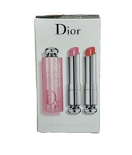 Dior Addict Lip Glow Reviver Duo 001 Pink 004 Coral Lipstick Gloss Balm