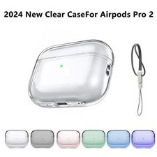Soft Clear TPU Case forFor Airpods Pro 2 Shockproof CoverTransparent Protective