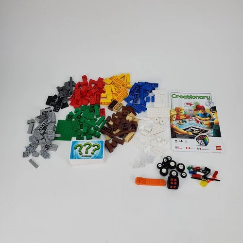 Lego Creationary Game 3844 Replacement Parts Not Complete Instructions Pieces