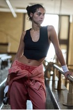 NWT FP MOVEMENT by FREE PEOPLE Canopy Tank Top XS BLACK