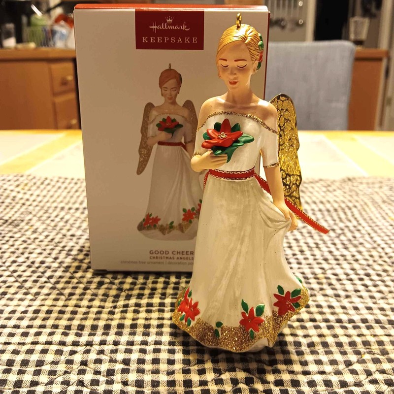 HALLMARK GOOD CHEER #6 CHRISTMAS ANGELS SERIES 2023 KEEPSAKE ORNAMENTS