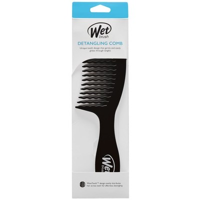 Wet Brush Detangling Comb Black   Grobzinkiger Haar-Kamm für sanftes Entwirren