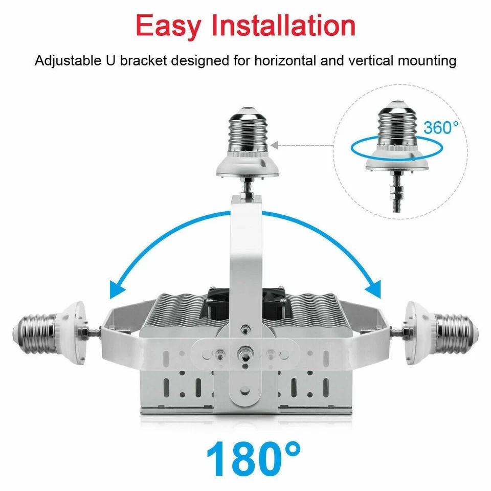 AC480V 240W LED Retrofit Kit For Stadium Parking Lot Street Area Shoebox Light - Image 3 of 4