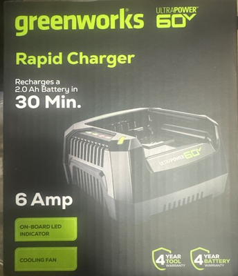 #ad Greenworks Ultra Power 60V Rapid Charger. Brand New In Box $31.77