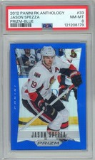 2012-13 Panini Rookie Anthology Prizm Blue Jason Spezza PSA 8 /25