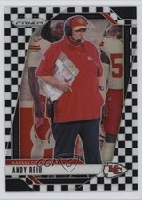 2024 Panini Prizm Black & White Checker Prizm Andy Reid #145 14t3