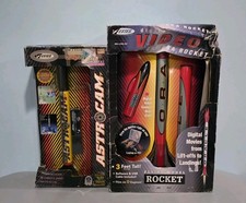 Estes Oracle & Astro Camera Flying Model Rocket NO ENGINES OPEN BOX Rare 