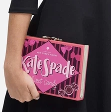 Kate spade New York Sweet Candy shop Wrapper Clutch bag Excellent condition