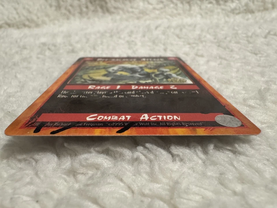 💥 Artist-Signed - Off-Balance Attack - Rage CCG - THE Richard Kane Ferguson - Image 4 of 4