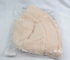 8 Other Reasons Bucket Hat Sherpa Faux Fur Cream NEW