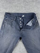 VINTAGE Levis 501 Jeans Men 33x30 Blue Straight Button Fly Dark Wash Denim 90s