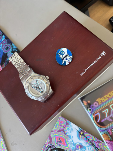 Silver Surfer Technomarine Stainless Steel LTD Vintage Marvel Collection Watch