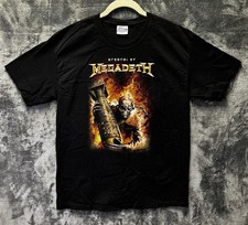Vintage 2009 Official Megadeth Arsenal of Megadeth L T-Shirt Large Lrg Tour