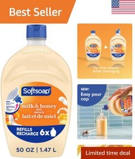 50 Oz Milk & Honey Scented Liquid Hand Soap - Softens Skin & Fights Bacteria 0.24 per fl oz
