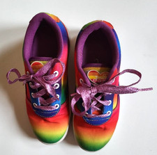 Heelys JoJo SLWA Rainbow Youth 2 Shoe Girls Child Shoes