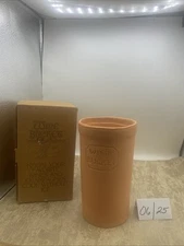 Gourmet Topf Terracotta Wine Bucket 4 1/2” Diameter 8 1/4” Tall NIB