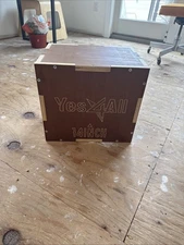 Yes4All 3 in 1 Wooden Plyo Box, Plyometric Box for Home Gym and Outdoor