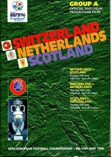 Switzerland, Netherlands, Scotland Euro 96 Group A