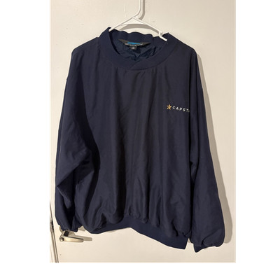 Tri-Mountain Capstar Navy Blue Pullover Sweatshirt Men's XL