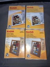2 Pks Kodak Premium Photo Paper 60 Sheets 4x6 Gloss Brand Instant Dry New Plus 2
