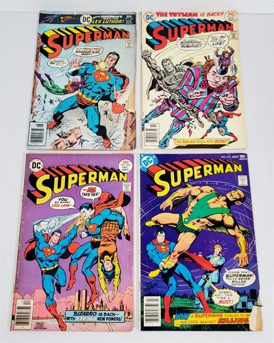 Z-938 VINTAGE 1970'S COLLECTION OF DC COMICS-SUPERMAN LOT!