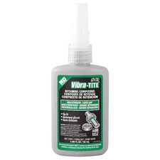 Vibra-Tite 54150 Retaining Compound, 541 Series, Green, Liquid, 50Ml, Bottle