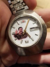 1980'S SADDAM HUSSIEN PRESIDENT WATCH SPECIAL MEMORIAL RARE