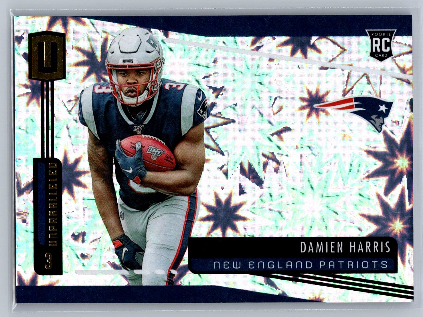 Damien Harris 2018 Unparalleled Rookie Impact /75 #265