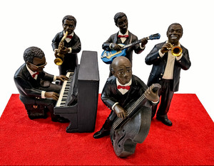 Black Jazz Band Figurines | eBay