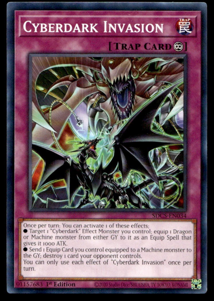 Cyberdark Invasion Structure Deck: Cyber Strike SDCS-EN034 MP YuGiOh TCG