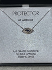 R.H. Macy & Co. 925 Sterling Silver Lab Gem & Diamond Pavé Necklace — photo 1