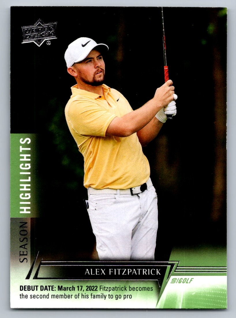 2024 UPPER DECK GOLF CARD #56 ALEX FITZPATRICK