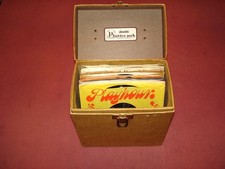 Lot of 23 Vintage 45 RPM Records 1950's - 1970's in Case