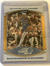 2023-24 Panini Player of the Day - Shai Gilgeous-Alexander #35 Orange /199