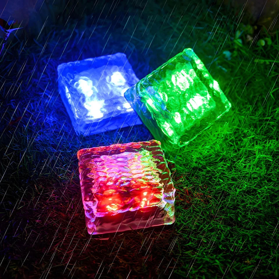 Комплект из 6 светодиодов Ice Brick Solar RGB - набор из 6 - Изображение 2 из 4