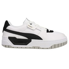 Zapatillas informales PUMA Cali Dream con cordones para mujer negras y blancas 383112-04