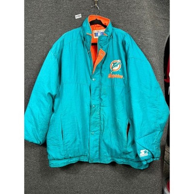 【古着】NFL Miami Dolphins ジャケット M 古着 90s NFL Miami Dolphins ドルフィンズ ナイロン ジャケット M