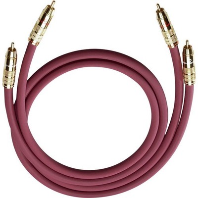 Oehlbach 2047 Audio Anschlusskabel 1.00 m Anthrazit