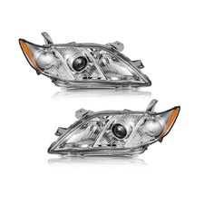 WEELMOTO Anti-Fogging Headlights Assembly for 2007-2009 Toyota Camry, Headlig...