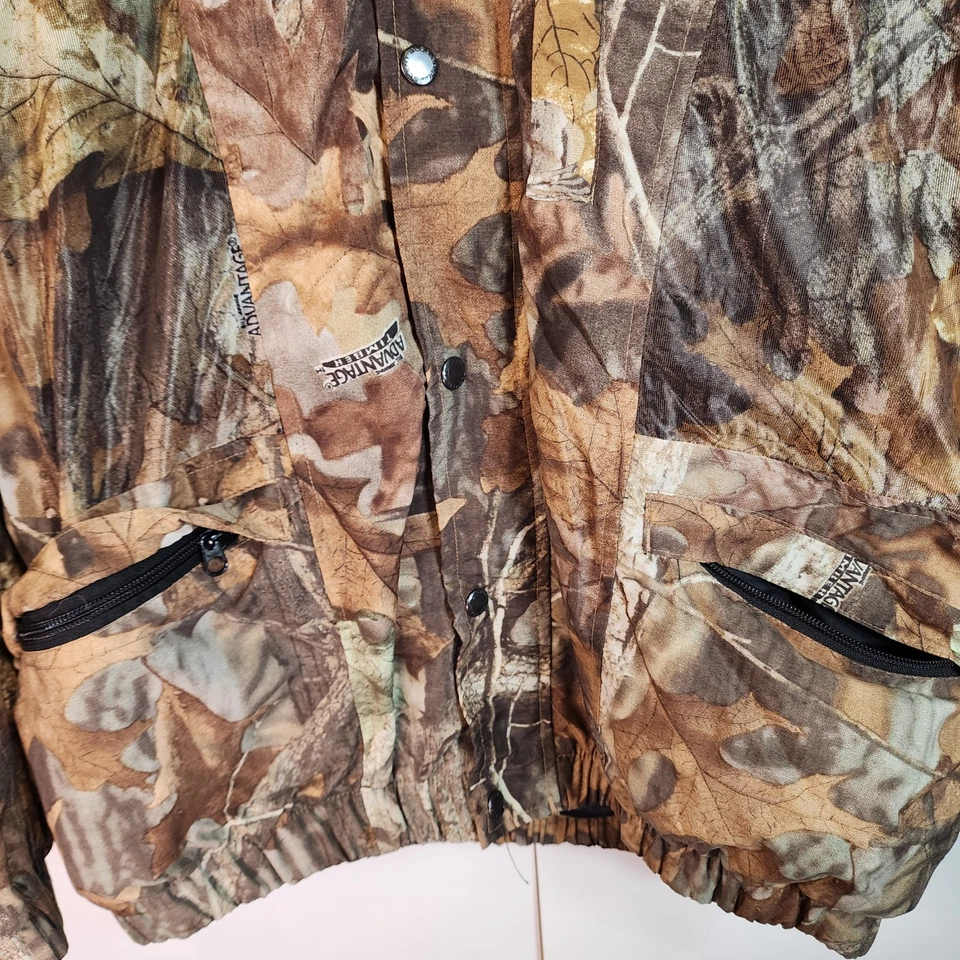 Scent Blocker Stealth Camo Carbon Alloy RealTree Hunting Jacket W/ Face Shield M - Image 4 of 4