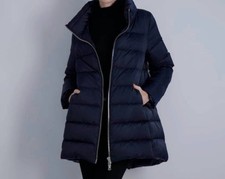 Cotes Of London Down Coat Deep A-frame In Navy - Size S