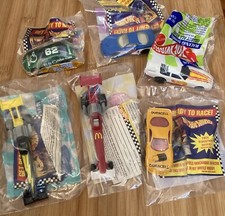1992 Hot Wheels McDonalds Happy Meal Racing Series Dragster Set Lot Of 6 NIP