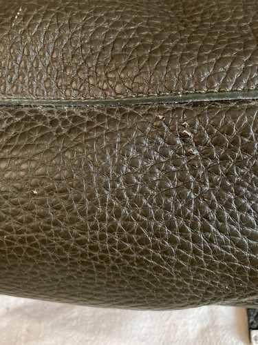 PROENZA SCHOULER PS1 Pebbled Leather Medium Grey Bag Messanger Purse Satchel - Picture 12 of 24