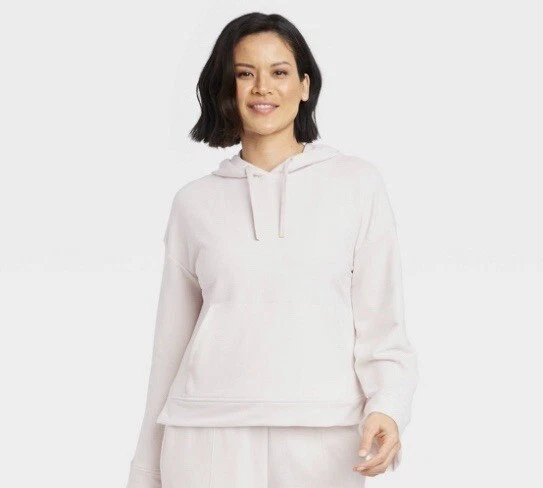 Bell sleeve hooded sweatshirt top