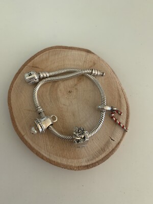 Silber Armband, 17 Cm, Armband Charms