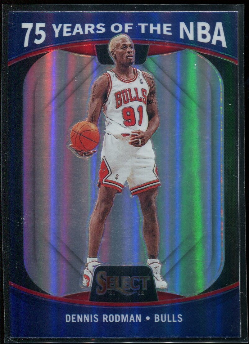 2021-22 Panini Select Prizm Dennis Rodman #69 Chicago Bulls | eBay